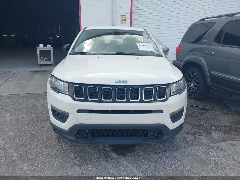 2018 Jeep Compass Sport Fwd VIN: 3C4NJCAB5JT263450 Lot: 42288257