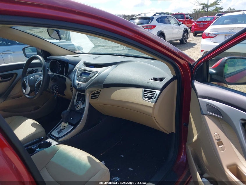 2011 HYUNDAI ELANTRA VIN: KMHDH4AE9BU098738