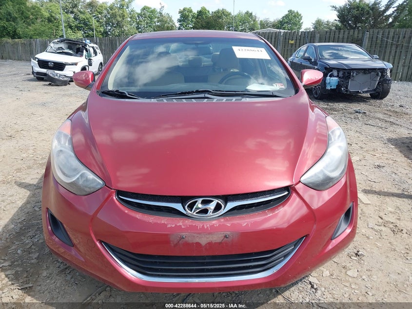2011 HYUNDAI ELANTRA VIN: KMHDH4AE9BU098738