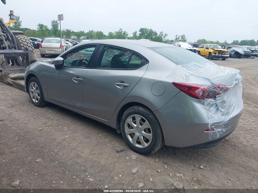Vin: 3mzbm1t70gm307720, lot: 42781482, mazda mazda3 i sport 20163