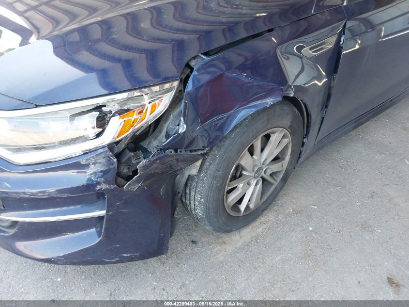 2016 Kia Optima Lx VIN: 5XXGT4L39GG026026 Lot: 42285598