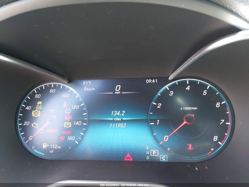 2021 MERCEDES-BENZ C 300 2.0L I-4 DI, DOHC, V(VIN: W1KWF8DB0MR610135