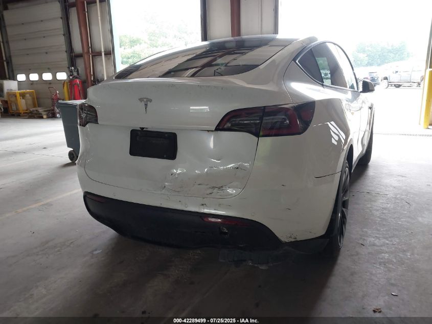 2020 Tesla Model Y Long Range Dual Motor All-Wheel Drive VIN: 5YJYGDEE1LF012853 Lot: 42289499