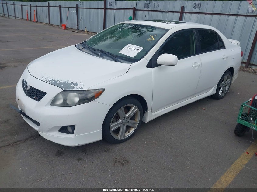 2009 TOYOTA COROLLA VIN: 1NXBE40EX9Z031223
