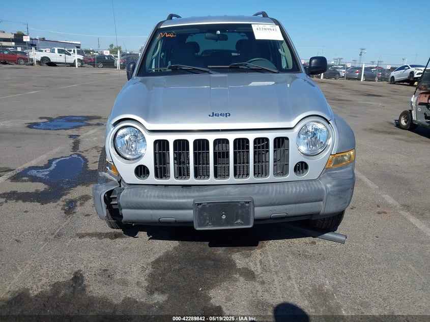 2006 JEEP LIBERTY VIN: 1J4GK48K06W152835