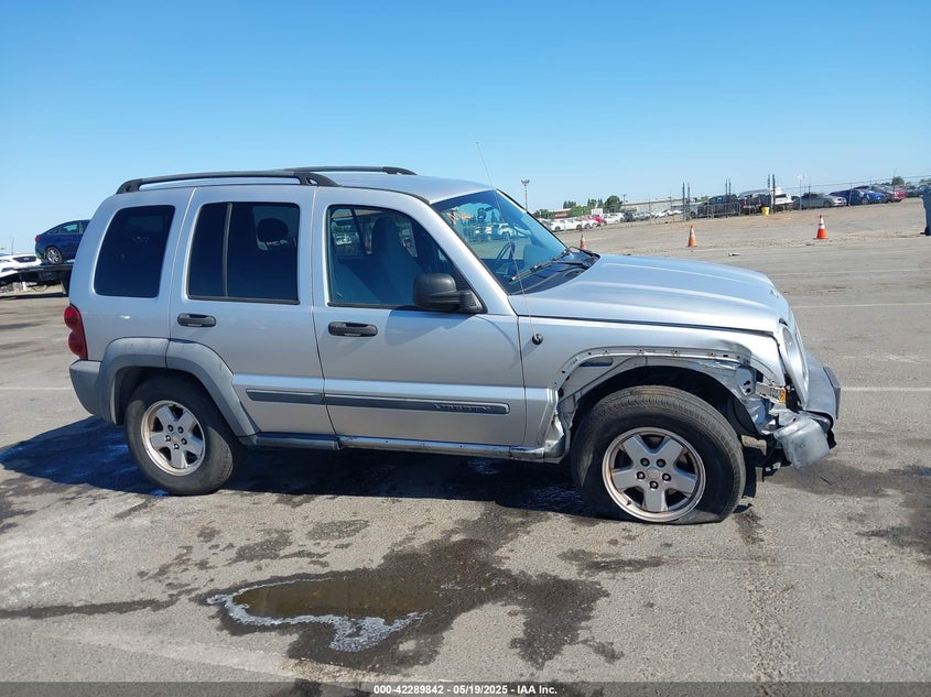 2006 JEEP LIBERTY VIN: 1J4GK48K06W152835
