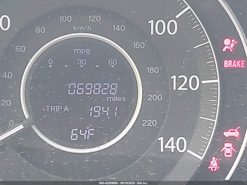 2014 HONDA CR-V EX-L - 5J6RM4H77EL046042