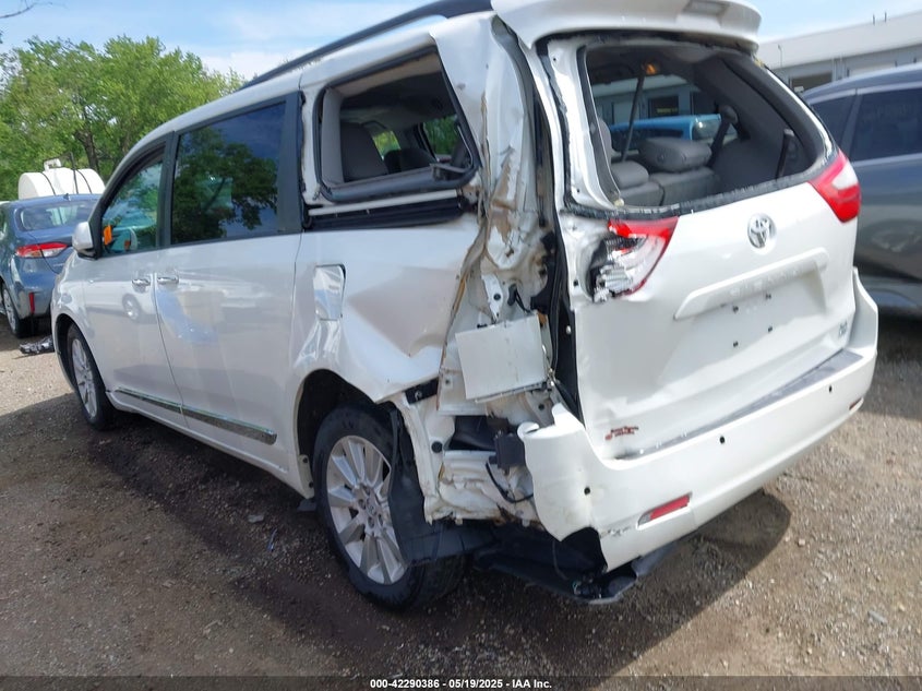 2015 TOYOTA SIENNA VIN: 5TDDK3DC9FS119513