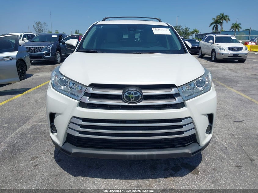 2019 TOYOTA HIGHLANDER VIN: 5TDZZRFH5KS348391
