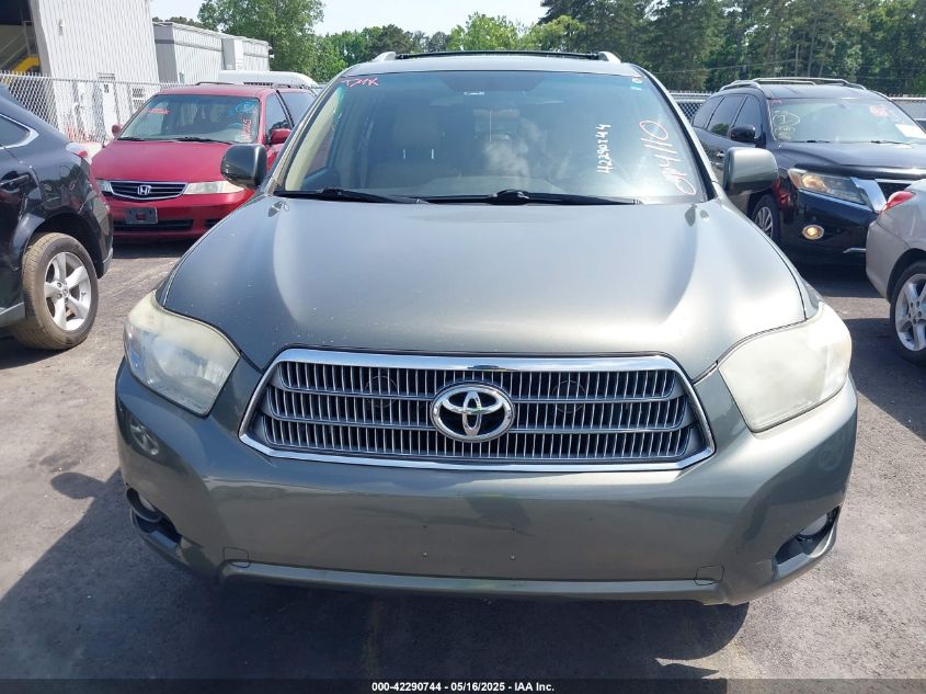 2008 Toyota Highlander Hybrid Limited VIN: JTEEW44A682014110 Lot: 42290744