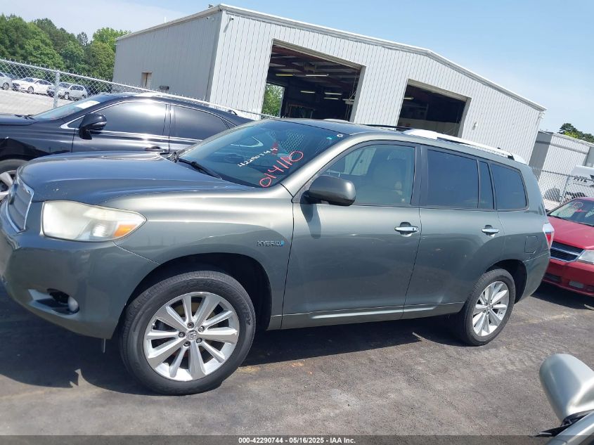 2008 Toyota Highlander Hybrid Limited VIN: JTEEW44A682014110 Lot: 42290744