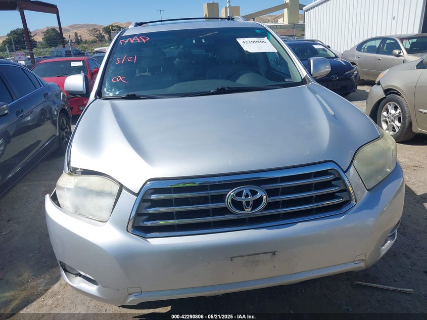 2008 TOYOTA HIGHLANDER VIN: JTEES42A682012291