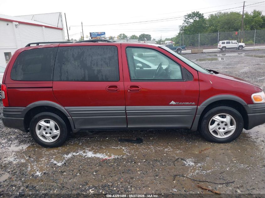 2000 Pontiac Montana N16 VIN: 1GMDU03E6YD308013 Lot: 42291455