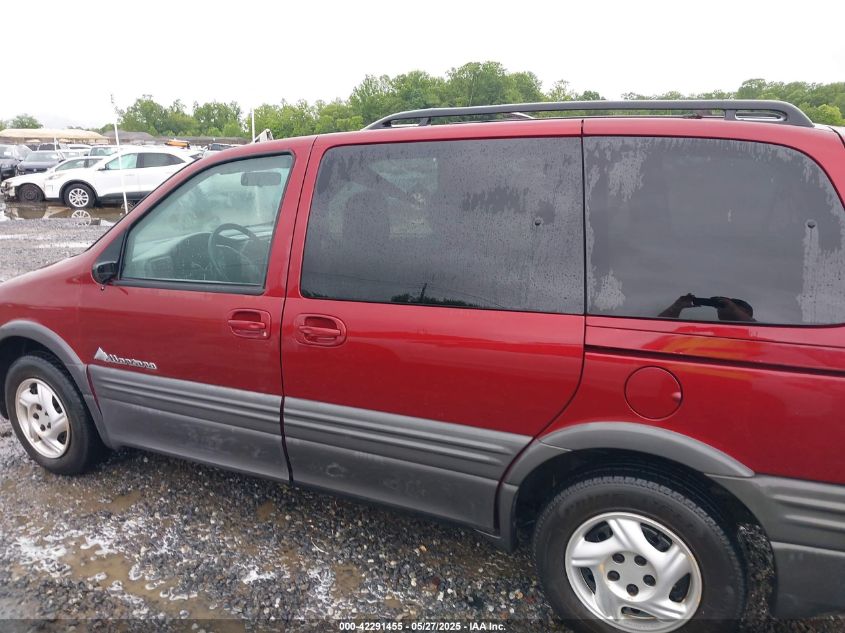 2000 Pontiac Montana N16 VIN: 1GMDU03E6YD308013 Lot: 42291455