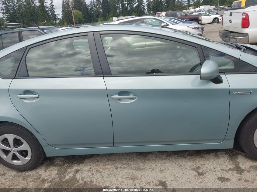2013 TOYOTA PRIUS VIN: JTDKN3DU5D5551896