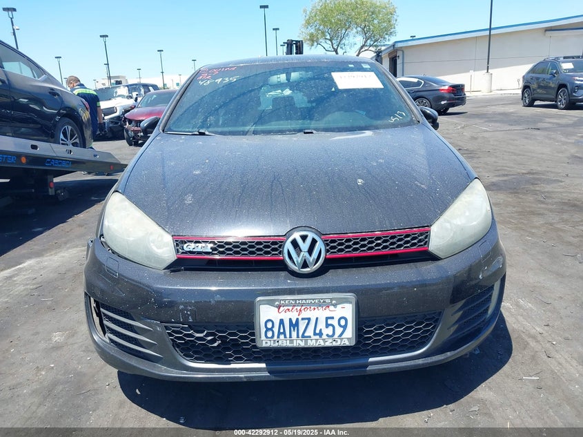 2012 VOLKSWAGEN GTI VIN: WVWHD7AJ8CW320238