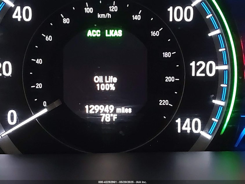 2017 HONDA ACCORD HYBRID VIN: JHMCR6F58HC000975