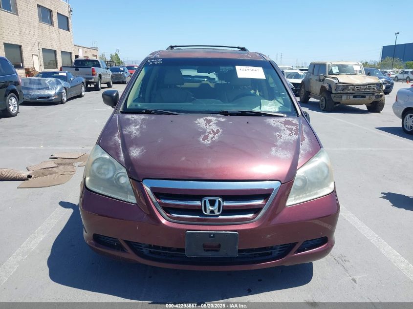 2007 Honda Odyssey Ex-L VIN: 5FNRL38717B113629 Lot: 42293867