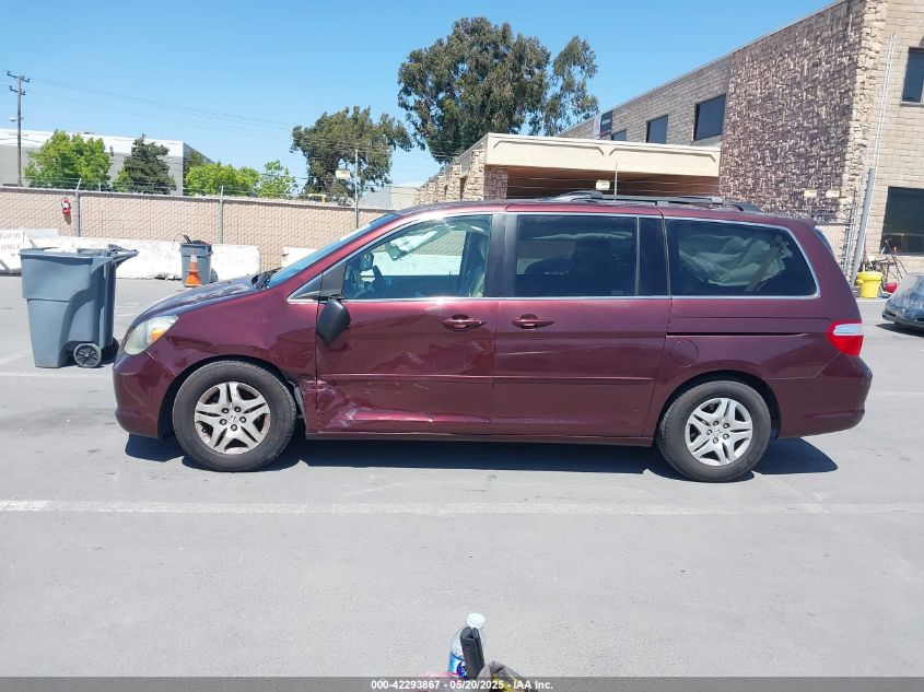 2007 Honda Odyssey Ex-L VIN: 5FNRL38717B113629 Lot: 42293867
