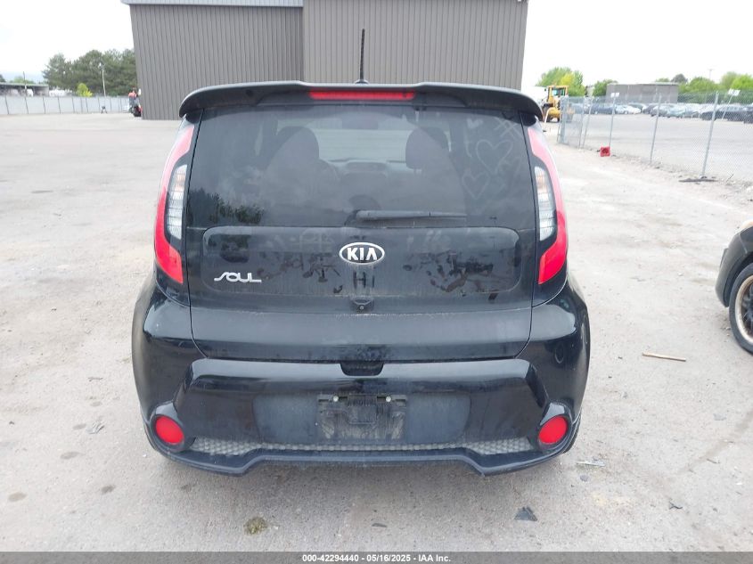 2016 Kia Soul + VIN: KNDJP3A51G7351285 Lot: 42294440