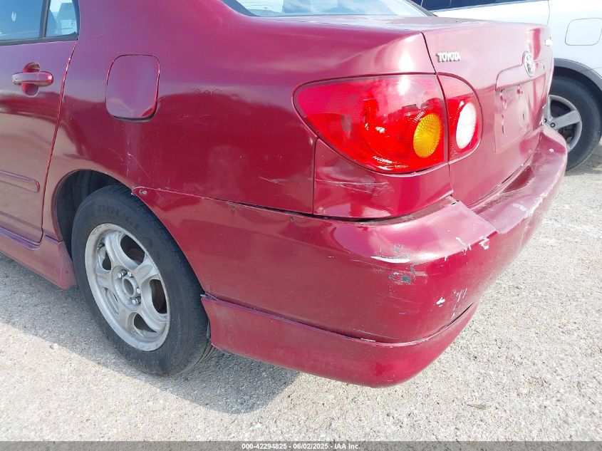 2004 Toyota Corolla S VIN: 1NXBR32E54Z245802 Lot: 42294825