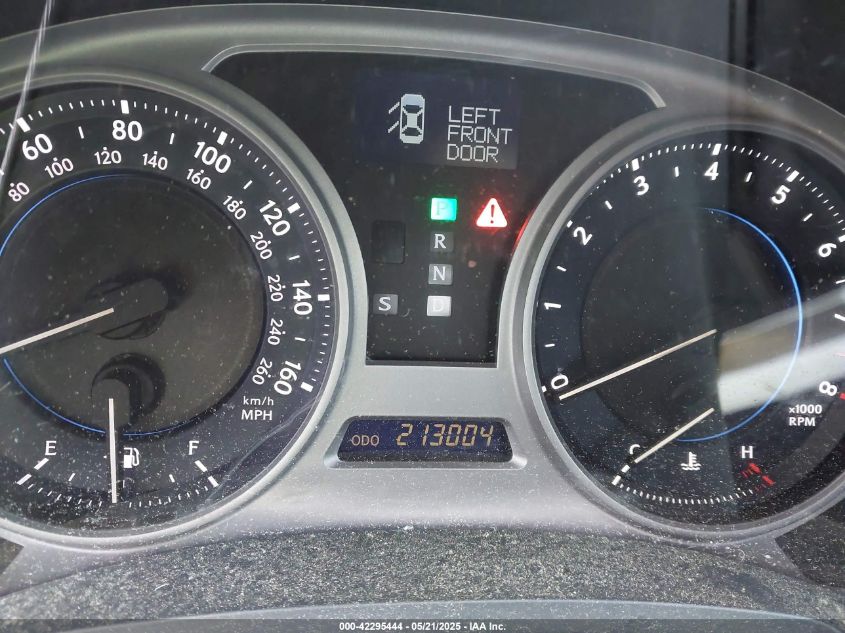 2010 Lexus Is 250 VIN: JTHBF5C25A5113298 Lot: 42295444