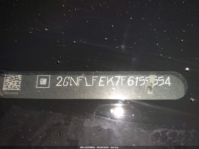 2015 CHEVROLET EQUINOX 1LT - 2GNFLFEK7F6155554