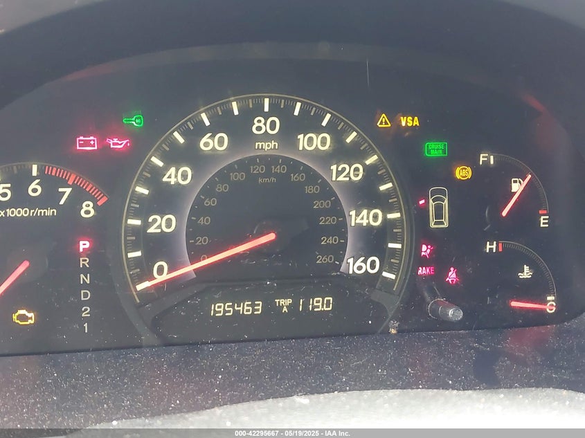 2008 Honda Odyssey Ex-L VIN: 5FNRL387X8B092116 Lot: 42295667