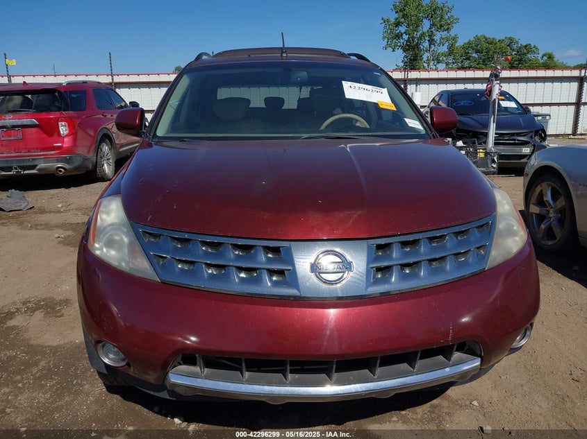 2007 Nissan Murano Sl VIN: JN8AZ08WX7W667379 Lot: 42296299
