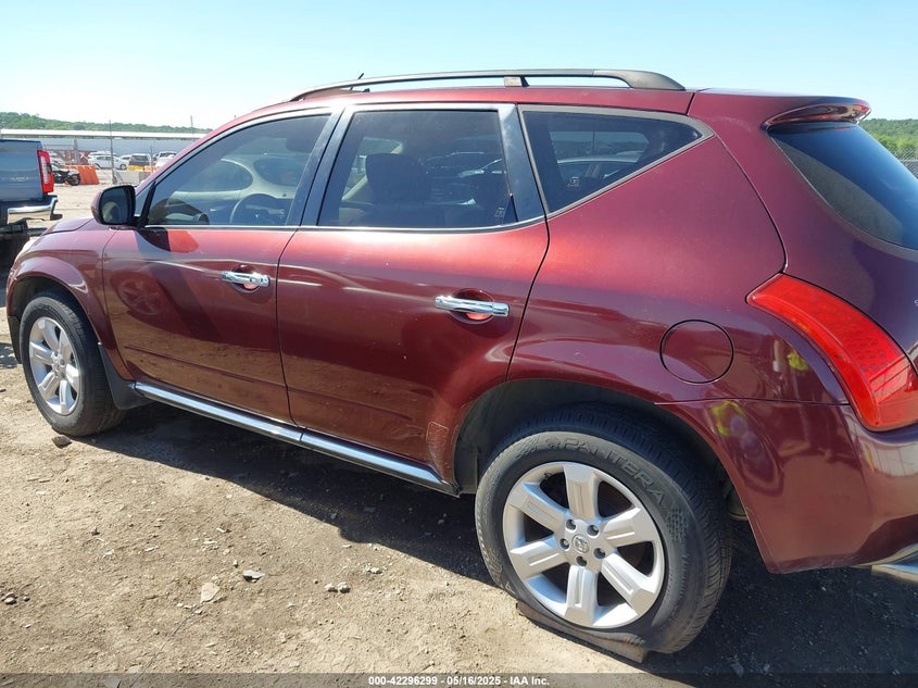2007 Nissan Murano Sl VIN: JN8AZ08WX7W667379 Lot: 42296299