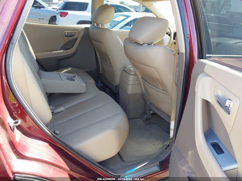 2007 Nissan Murano Sl VIN: JN8AZ08WX7W667379 Lot: 42296299