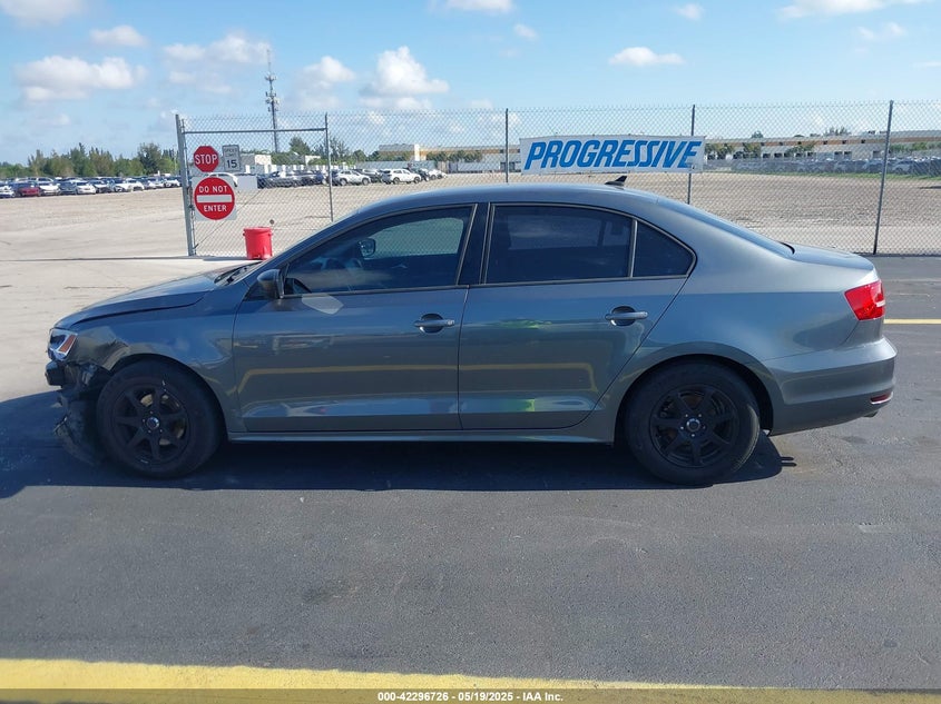 2015 VOLKSWAGEN JETTA 2.0L S - 3VW1K7AJ9FM288103