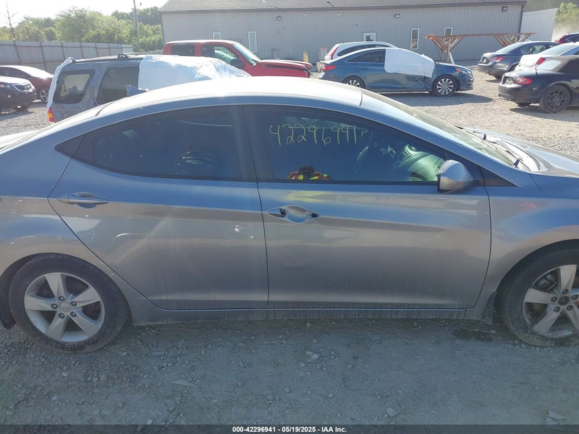 2012 HYUNDAI ELANTRA VIN: KMHDH4AE2CU455811