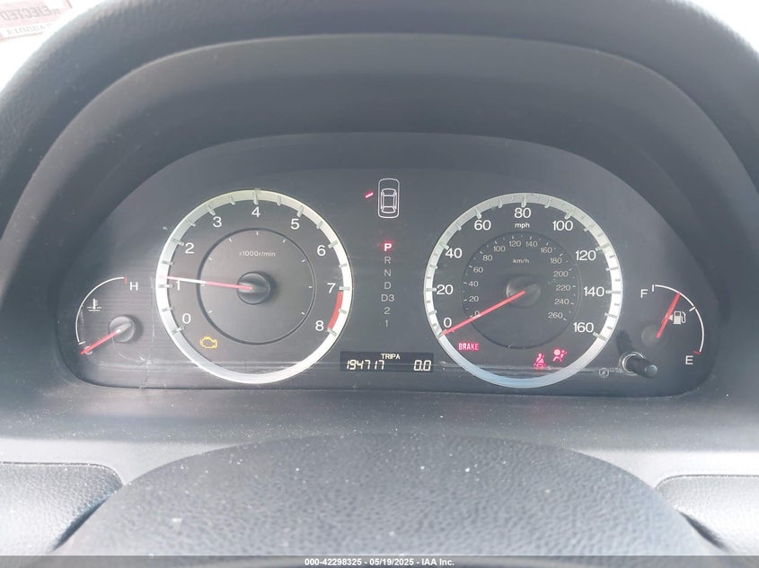 2009 HONDA ACCORD VIN: 1HGCP26809A029055
