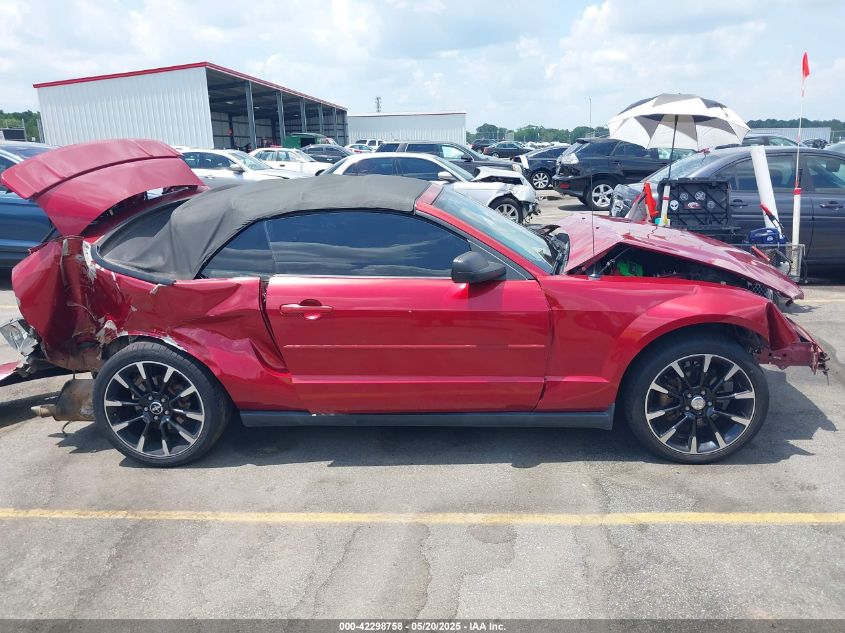 2007 Ford Mustang V6 Deluxe/V6 Premium VIN: 1ZVFT84N375262112 Lot: 42298758