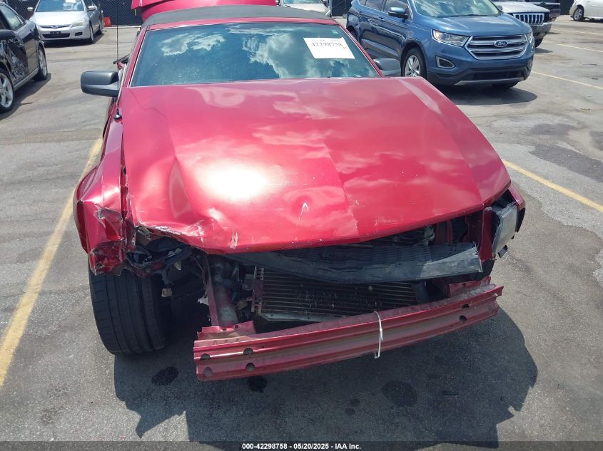 2007 Ford Mustang V6 Deluxe/V6 Premium VIN: 1ZVFT84N375262112 Lot: 42298758