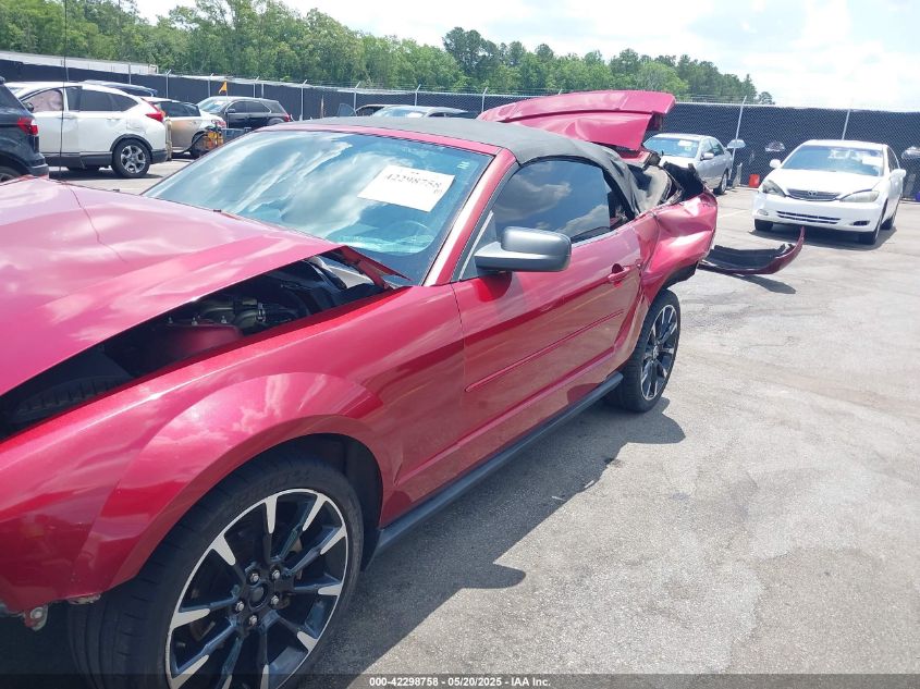 2007 Ford Mustang V6 Deluxe/V6 Premium VIN: 1ZVFT84N375262112 Lot: 42298758