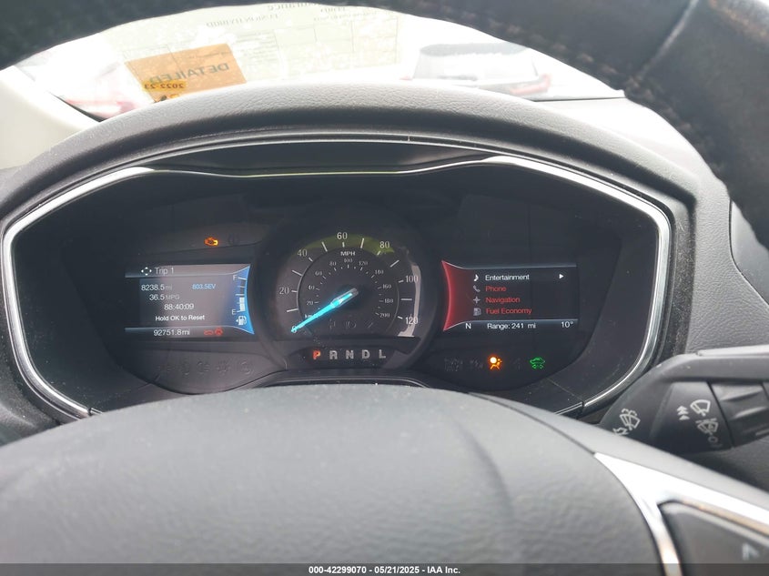 2020 FORD FUSION HYBRID VIN: 3FA6P0RUXLR139574