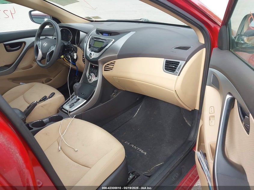 2012 HYUNDAI ELANTRA VIN: KMHDH4AE9CU310586