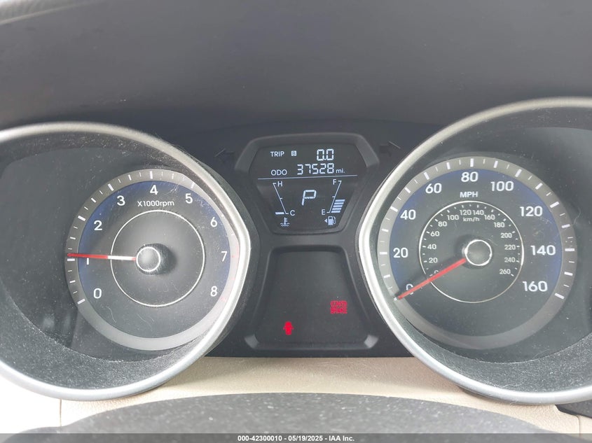 2012 HYUNDAI ELANTRA VIN: KMHDH4AE9CU310586
