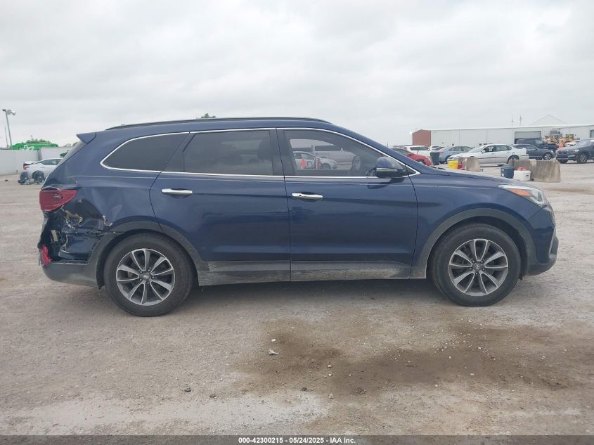 2017 Hyundai Santa Fe Se VIN: KM8SN4HF5HU172650 Lot: 42300215