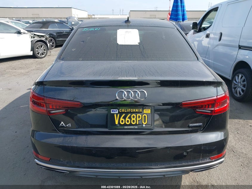 2019 AUDI A4 45 PREMIUM - WAUENAF49KN013582