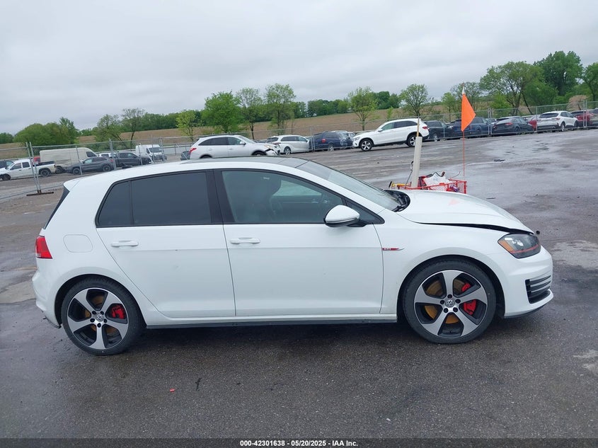 2017 VOLKSWAGEN GOLF GTI AUTOBAHN 4-DOOR/S 4-DOOR/SE 4-DOOR/SPORT 4-DOOR - 3VW547AUXHM026857