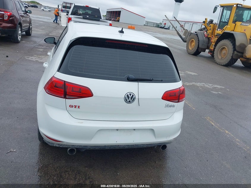 2017 VOLKSWAGEN GOLF GTI AUTOBAHN 4-DOOR/S 4-DOOR/SE 4-DOOR/SPORT 4-DOOR - 3VW547AUXHM026857