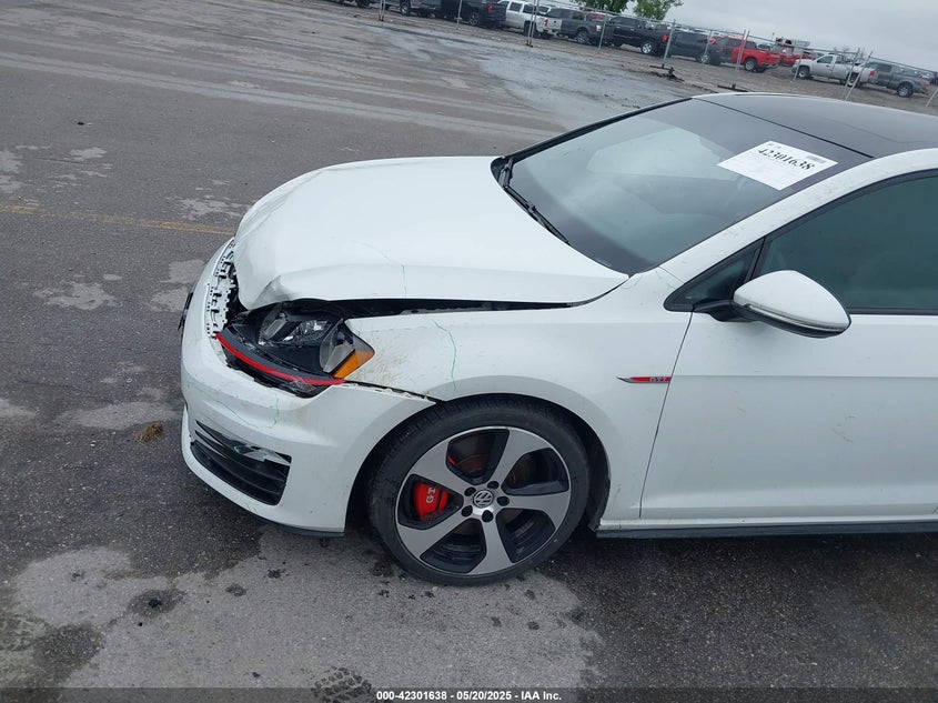 2017 VOLKSWAGEN GOLF GTI AUTOBAHN 4-DOOR/S 4-DOOR/SE 4-DOOR/SPORT 4-DOOR - 3VW547AUXHM026857