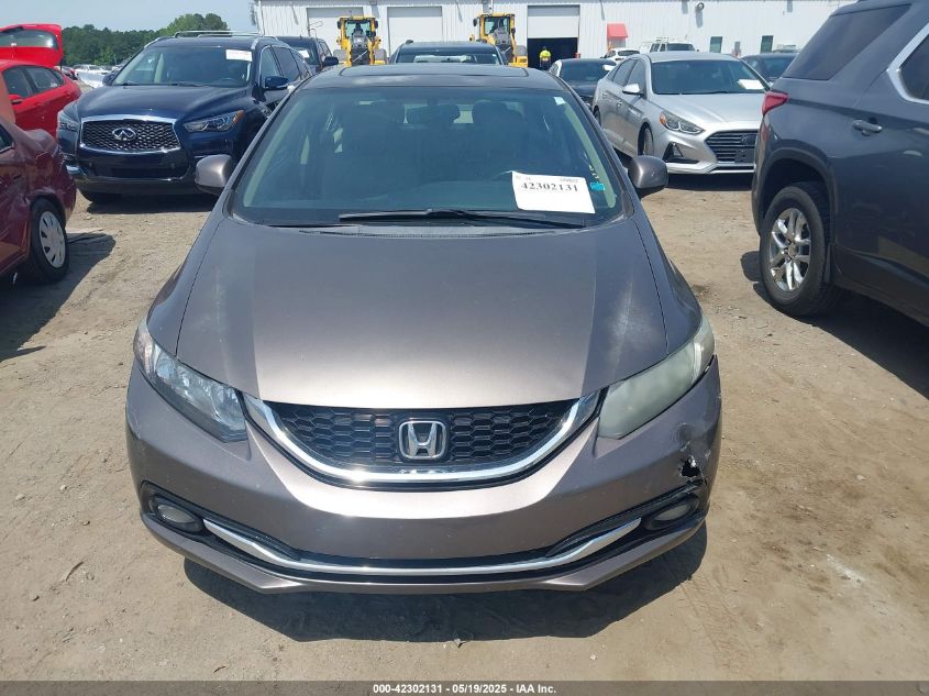 2013 Honda Civic Ex-L VIN: 2HGFB2F90DH543566 Lot: 42302131