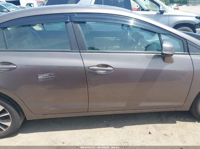 2013 Honda Civic Ex-L VIN: 2HGFB2F90DH543566 Lot: 42302131