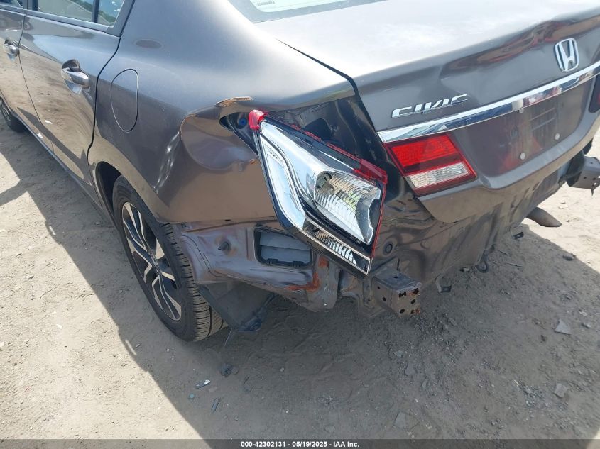 2013 Honda Civic Ex-L VIN: 2HGFB2F90DH543566 Lot: 42302131