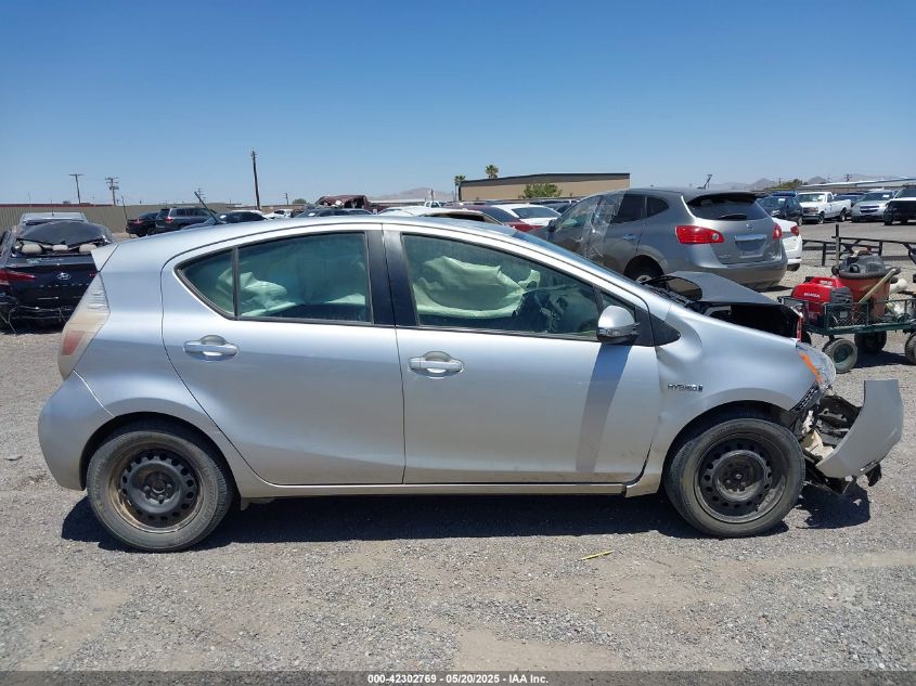 2012 Toyota Prius C One VIN: JTDKDTB31C1510295 Lot: 42302769
