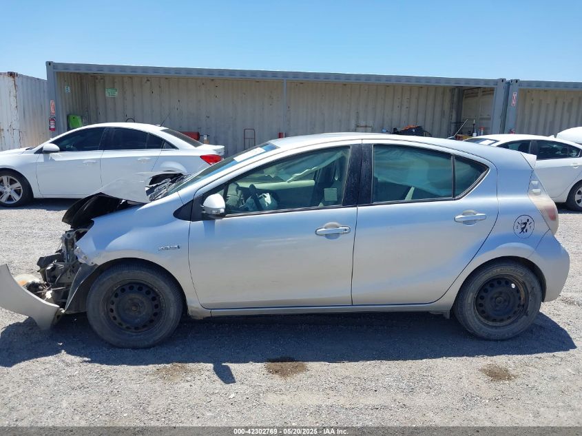 2012 Toyota Prius C One VIN: JTDKDTB31C1510295 Lot: 42302769